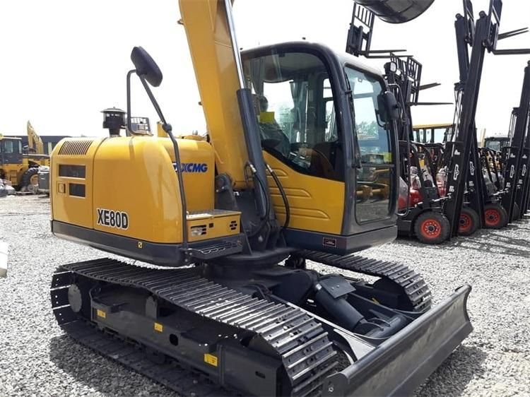 8 Ton Xe80d New Hydraulic Mini Crawler Excavator Prices