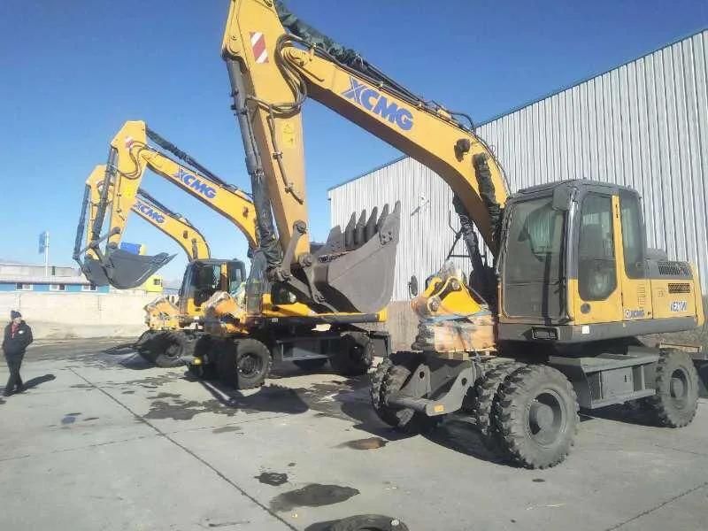Wheel Excavator 15 Ton Xe150wb Wheeled Moving Small Mini Hydraulic Machine