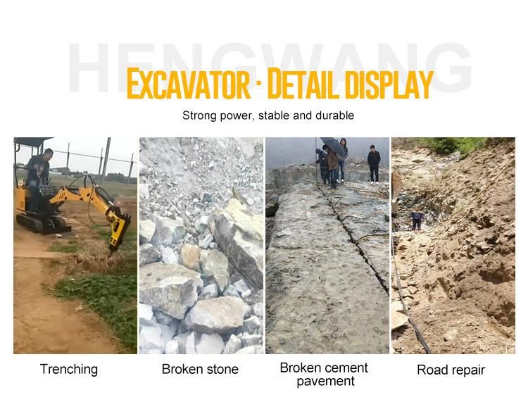 China EPA 1.7 Ton Mini Excavator Hydraulic Digger