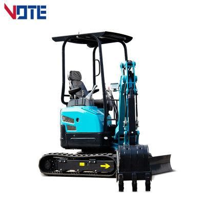 China 1 Ton 2 Ton Mini Excavator for Road Construction with Different Optional Attachemnt Digger Sell