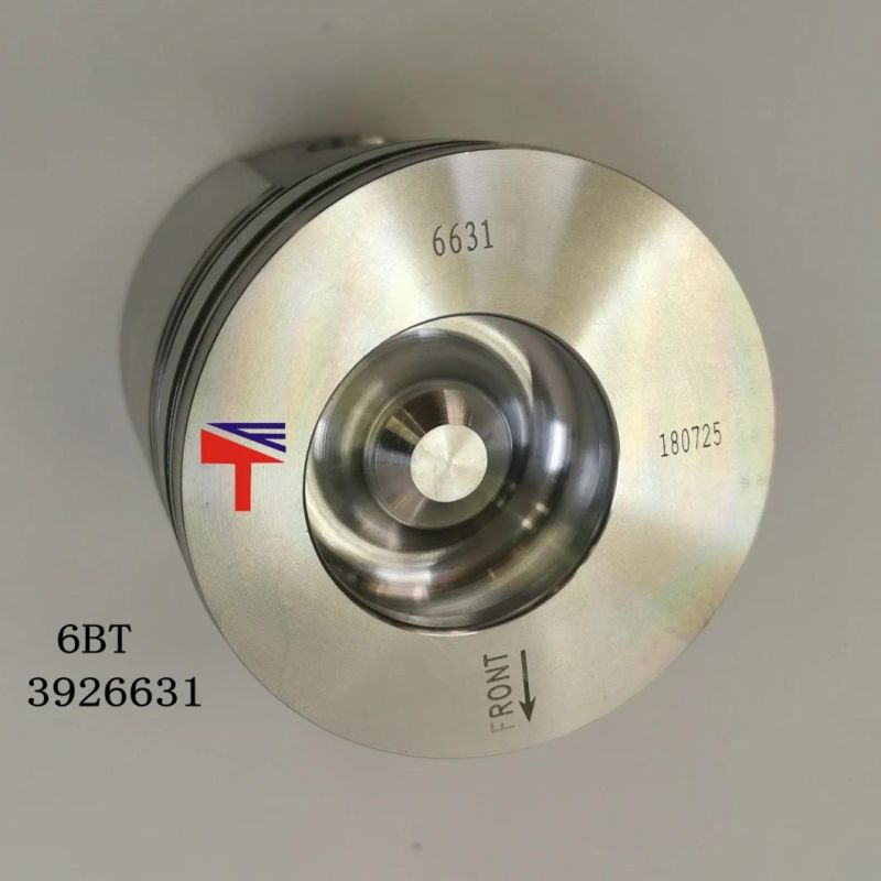 High Quality Diesel Engine Mechanical Parts Piston 3926631 for Engine Parts 6bt S6d102 Generator Set