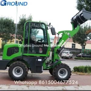 GM08, 0.8ton mini front end loader articulated loader birck loader with good price