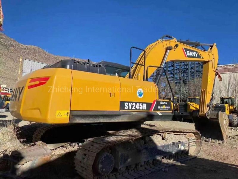 24 Ton Used Secondhand Sany Sy245h Dpc Hydraulic Crawler Track Construction Machinery Equipment Backhoe Excavadora Usada Excavatrice Excavator Large Excavators