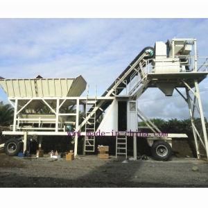 25m3/H Full Automatic Mobile Concrete Mixing Plant / Concrete Batching Plant