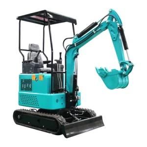 Manufacturer Good Condition Hydraulic Crawler Micro Excavator 16 Mini Digging Machine 1.5 T