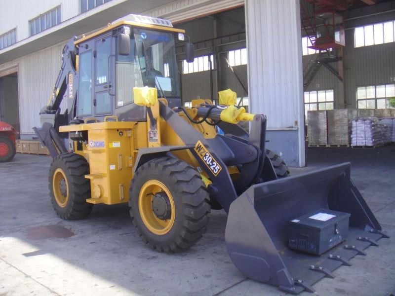 Mini Wheel Backhoe Loader with Snow Blower Xt870