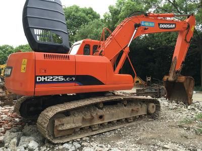 Korea Imported 22t Doosan Dh225LC-7 Crawler Type Excavator Dh220