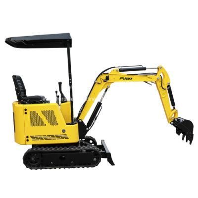 Home Use 1 Ton Crawler Hydraulic Mini Excavator