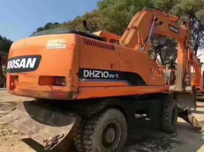 Used Hydraulic Excavator Doosan Dh210W-7 Excavator Low Price High Quality