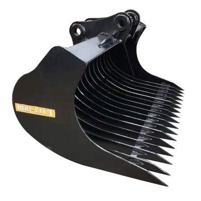 Wholesale Price Small Rake Root Bucket for 20 Tons Excavator