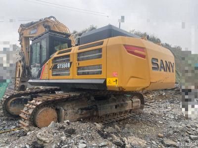 Used Mini Medium Backhoe Excavator Sany Sy550h Construction Machine Second-Hand