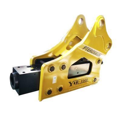 YLB100 Side Type Excavator Hydraulic Rock Breaker Hammer with Chisel
