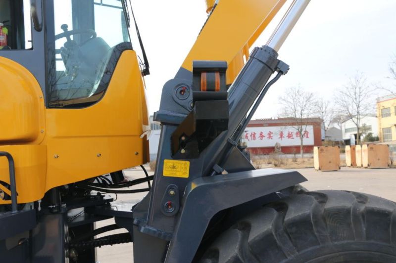China Loader Rated Load 4.0t Front End Wheel Shovel Loader Front End Loader with 2.5cbm Bucket&Quick Coupl&Snow Blade&4 in 1 Bucket&Ripper&Weichai 118kw Engine