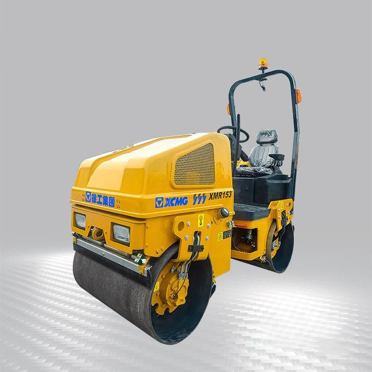 XCMG Factory 2 Ton Road Roller Compactor Xmr153 China New Hydraulic Small Mini Light Double Drum Vibratory Road Roller Price