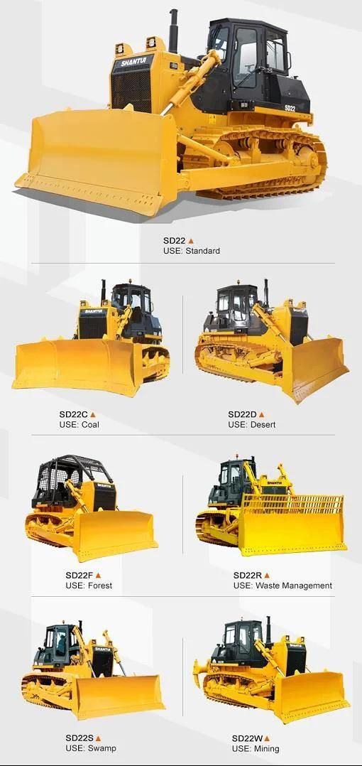 Shantui Hot Sale 220HP Road Machine High Quality Bulldozer SD22W