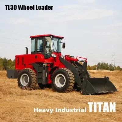 Titan 3.0 Ton Construction Heavy Duty Wheel Loader with Ce
