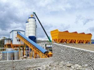 Hzs60 Electric Power Type Wholesale Concrete Batching Plant Price for Sale