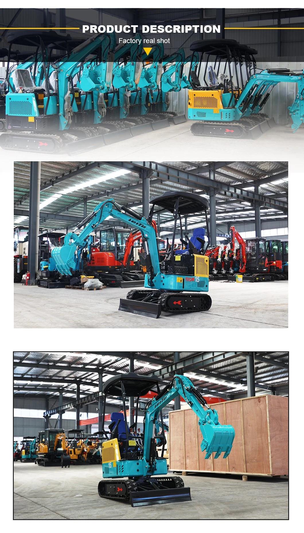 China Micro Bigger Mini Digger Small Excavator 1 Ton