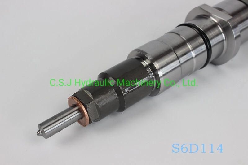 PC300-8 Excavator 6D114 Diesel Engine Parts Fuel Injector 0445120236/6745-11-3102/5263308