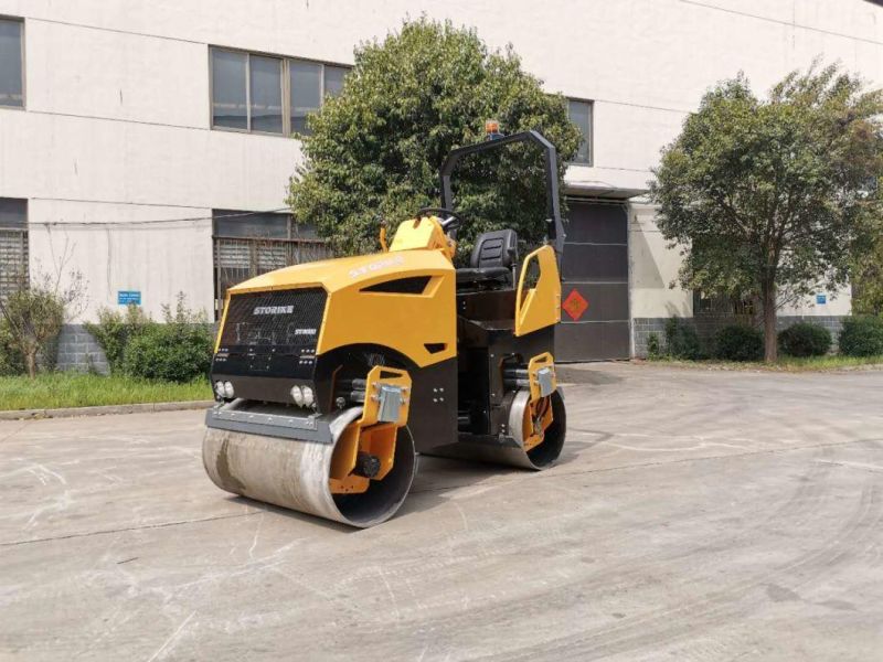 47" 4t Double Drum Diesel Power Fully Hydraulic Vibrating Road Roller