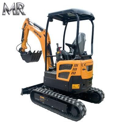 New Japanese Kubota Engine Tailless 2 Ton Crawler Mini Excavator