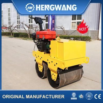 Compactor Vibration Frequency 70Hz Manual Vibrating Mini Road Roller in Stock