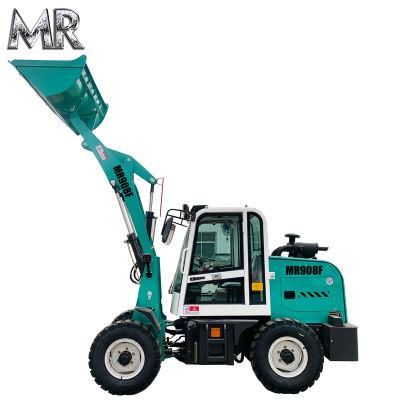 Cheap Model Small Zl908f Front Mini Wheel Loader for Farm