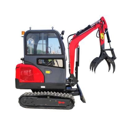 1800kg Diesel Engine Crawler Mini Excavator Ht18 Mini Digger for Sale