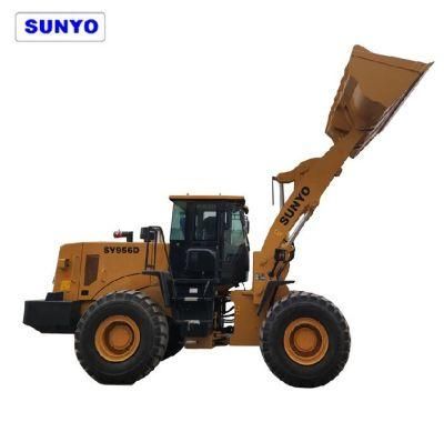 Sunyo Sy956D Model Wheel Loader as Excavator, Backhoe Loader, Skid Steer Loader Best Construction Equipment