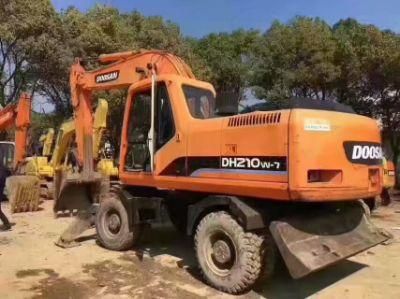 Used Wheel Dosan Dh210W-7 Excavators /Low Price /High Quality Hot Sale