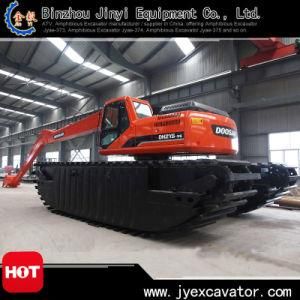 Land and Water Dredging Excavator with Amphibious Excavator Jyae-142