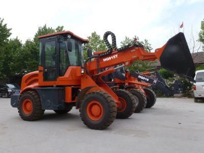 Factory Direct Supply 1.5 Ton Telescopic Wheel Loader (HQ915T) with Ce