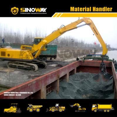 Track Type Material Handler Excavator with Scarp Matel Grabbing and Handling