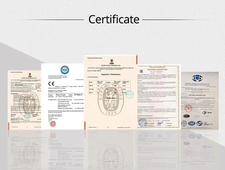 3 Years Warranty [ Tower Crane ] Tower Crane Spare Parts Tower Crane Motor Parts Spare Parts of Tower Crane