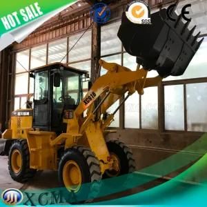 Ce Approval Mini Load Capaciy 1.6 Ton Wheel Shovel Loader Machinery