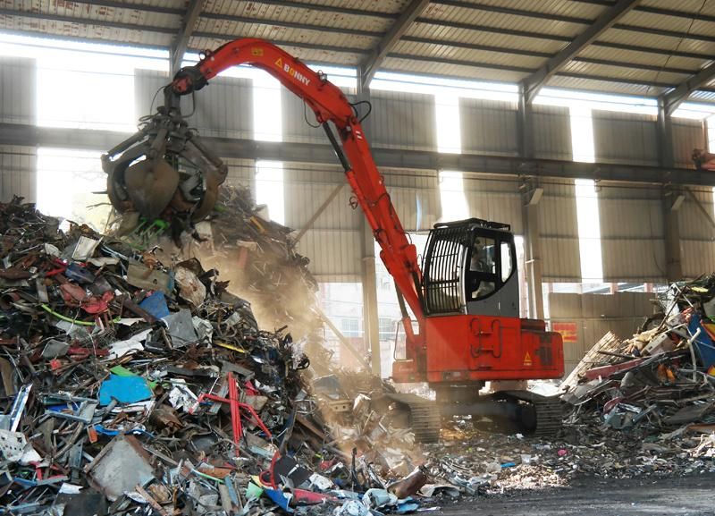 China Bonny Wzy22-8c 22 Ton Hydraulic Material Handler for Scrap Metal