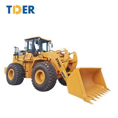 Tder New Type Chinese Wheel Loader 5 Ton162kw 220HP Double Swinging Arm Loader 5 Tons