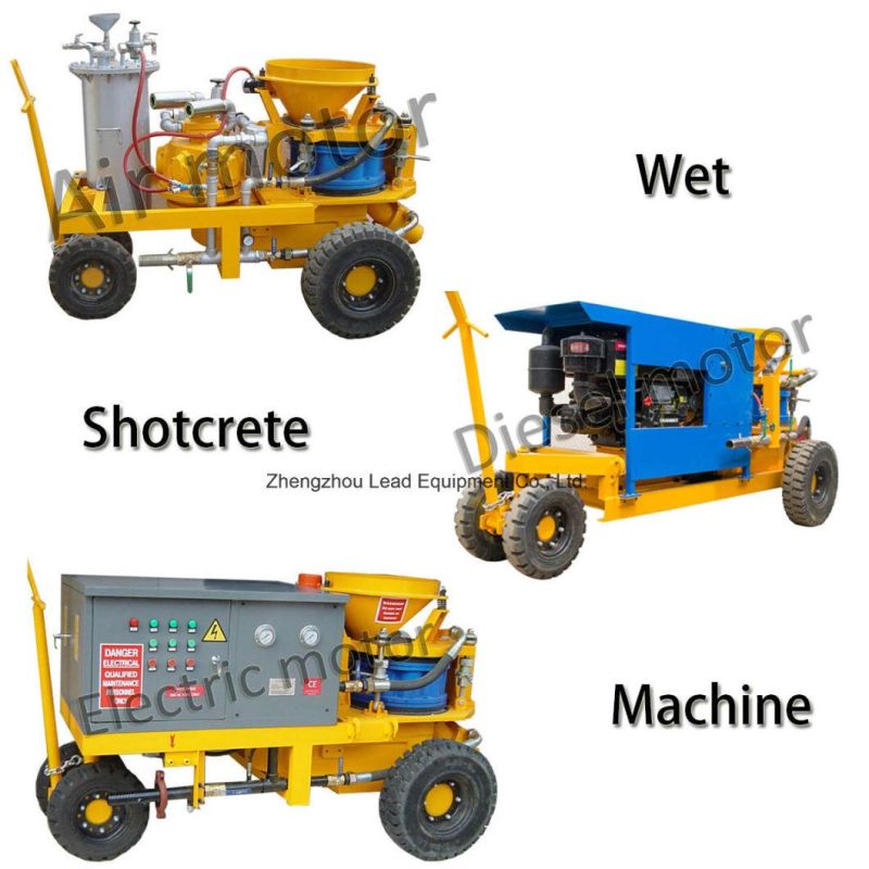 Concrete Spraying Output Wet Shotcrete Machine for Tunnel Shotcrete