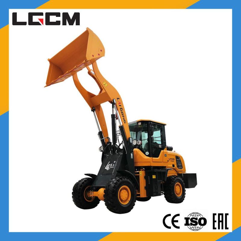 Lgcm Easy Maintenance Mini Wheel Loader with Sweeper for Russia Market