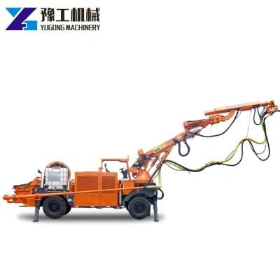 Tuck Mounted Shotcrete Pump Machine 16m Spraying Height Concrete Spray Machine