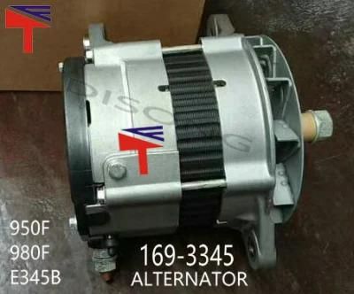 High Quality 950f 980f 345b 24V 95A Machinery Alternator 169-3345