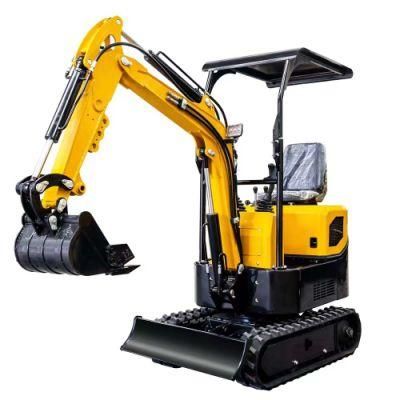 Ht10 Agricultural Small Excavators Digging Orchard Construction Tiny Little Drivers