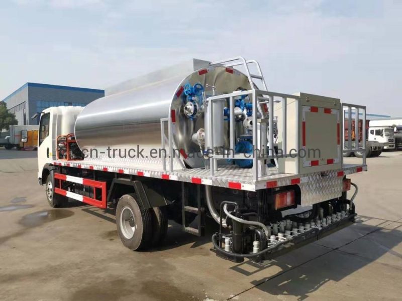 Factory Sales HOWO 4ton 5ton 6ton Asphalt Tank Vehicle Bitumen Sprayer Truck