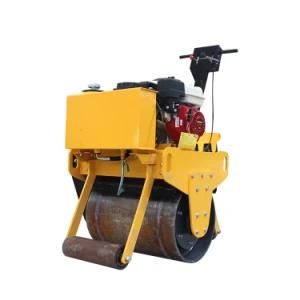Hot Sale Walk-Behind Single Steel Wheel Vibratory Roller Small Backfill Soil Compactor Machinery 60q