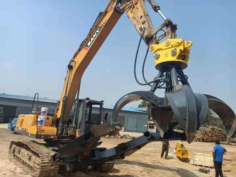 4 Ton-40 Ton Excavator Hydraulic Grapple Excavator Grapple Hydraulic Excavator Parts for Cat Volvo Doosan Hyundai Liugong Excavator