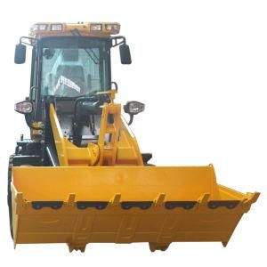 CE Approval Front Wheel Loader with A/C Cabin Joystick and optional Quick Hitch