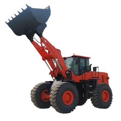 Rated Load Capacity 6 Ton Wheel Loader with Luxury Cabin