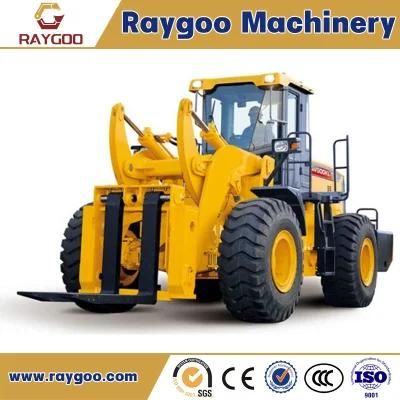 18 Ton Medium Wheel Loader with Forklift Quick Hitch and Front End Bucket Rg500kv-T18