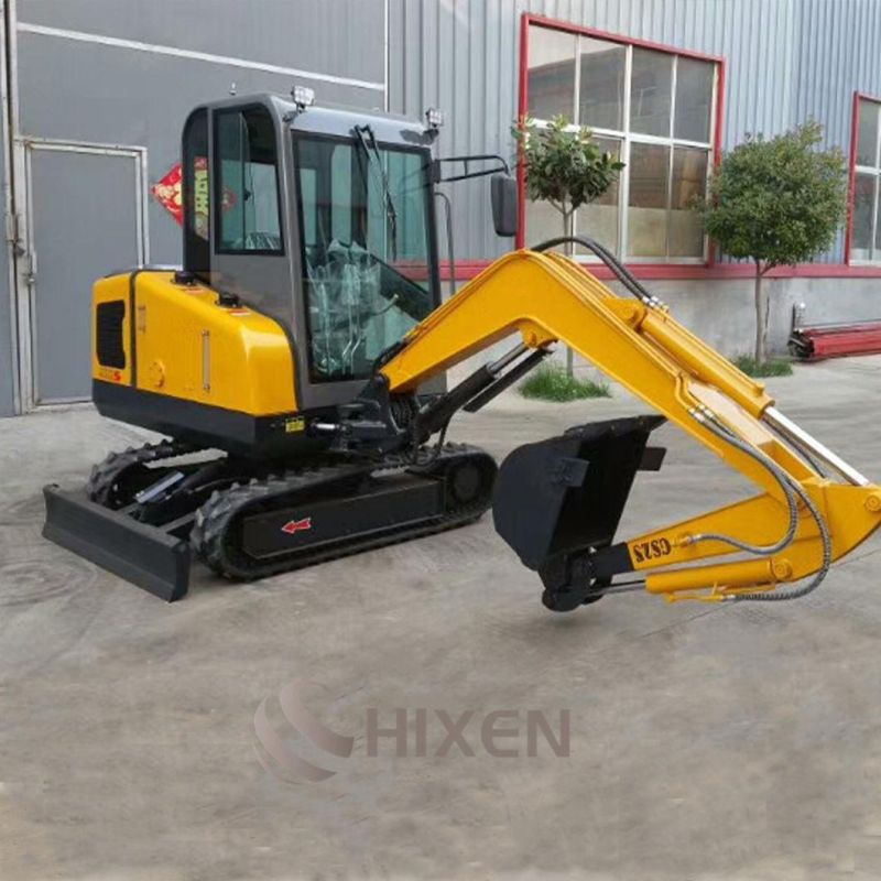 China Cheap Price Hx25 2500kg Mini Cabin Excavator for Garden Using with Diesel Engine