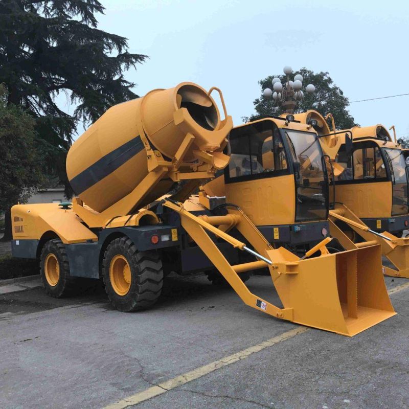 Automatically Measure Hy400 4.0m3 Self Loading Concrete Mixer in Thailand